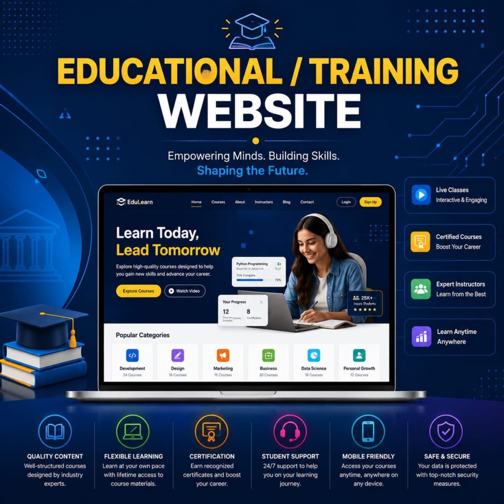 Educational/Training Website