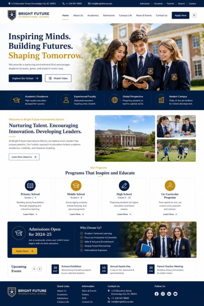 School/College Website