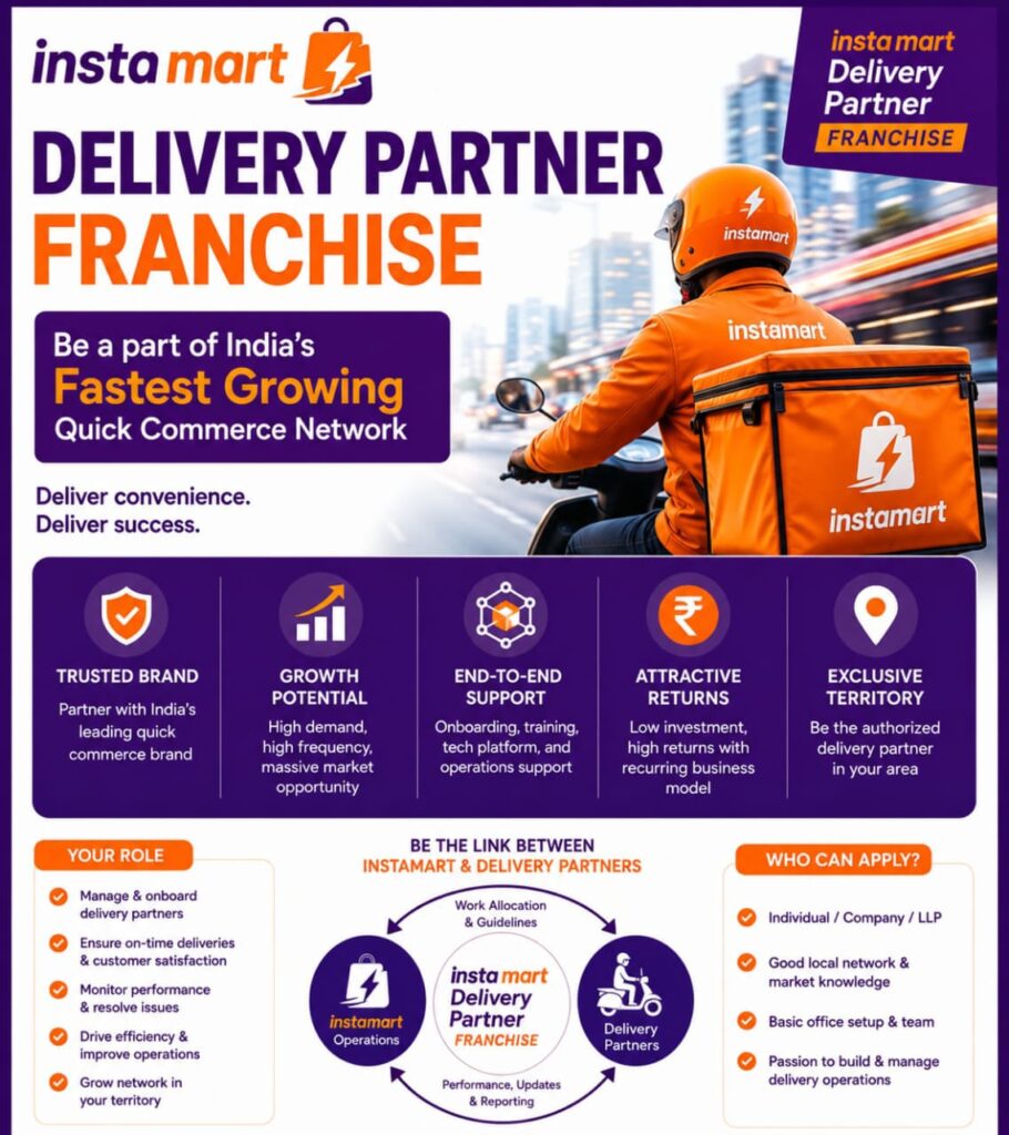 Instamart Delivery Partner Franchise